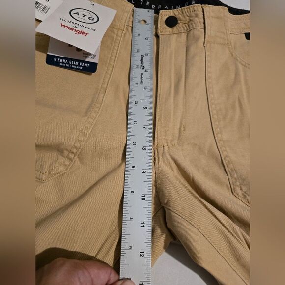 ATG x Wrangler Sierra Slim Pants Size 10 Tall In Tan - Picture 10 of 13